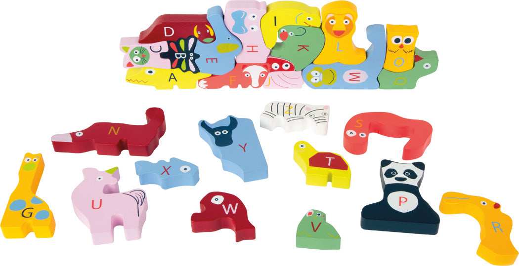 Puzzle ABC en bois "Educate"