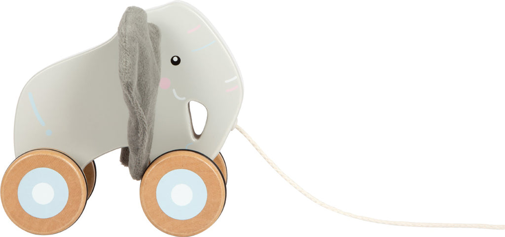 Eléphant à tirer avec oreilles crépitantes