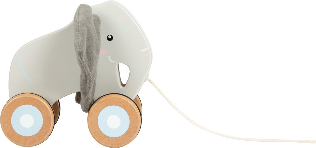 Eléphant à tirer avec oreilles crépitantes