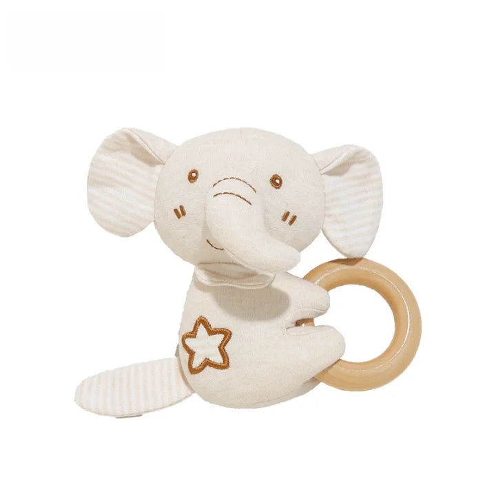 Anneau à main en coton biologique et bois de hêtre