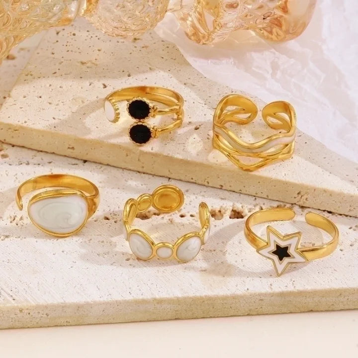 Bague en acier inoxydable et placage électrolytique