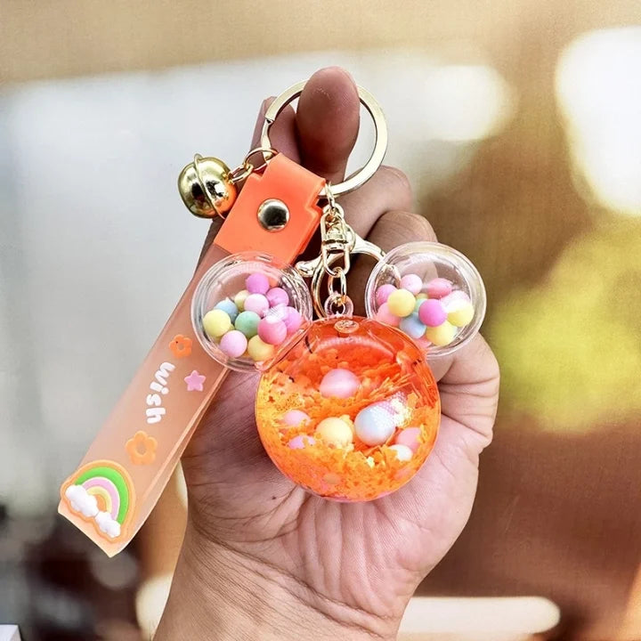 Porte-clés / Bijoux de  sac en acrylique - Style Mickey