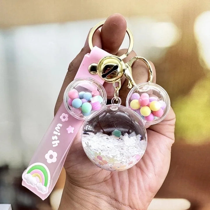 Porte-clés / Bijoux de  sac en acrylique - Style Mickey