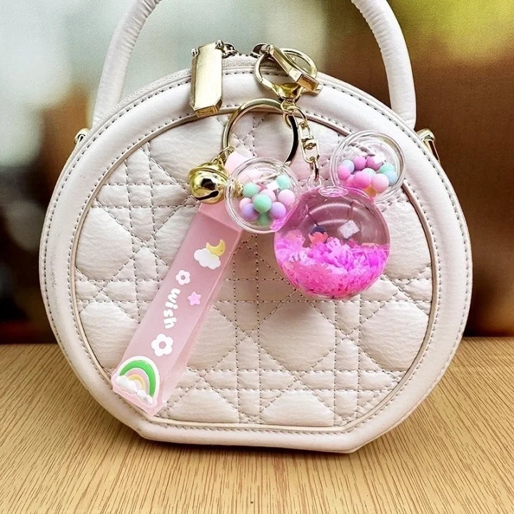Porte-clés / Bijoux de  sac en acrylique - Style Mickey