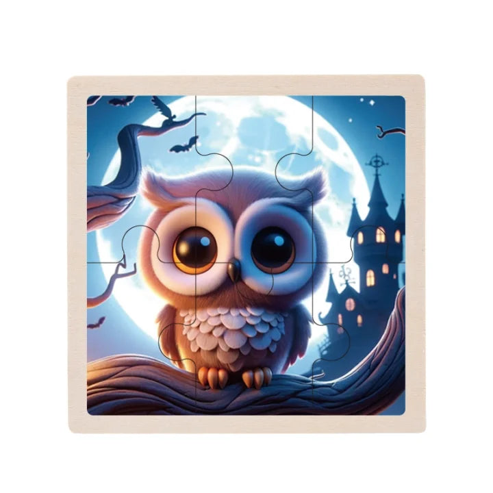 Puzzle en bois animaux