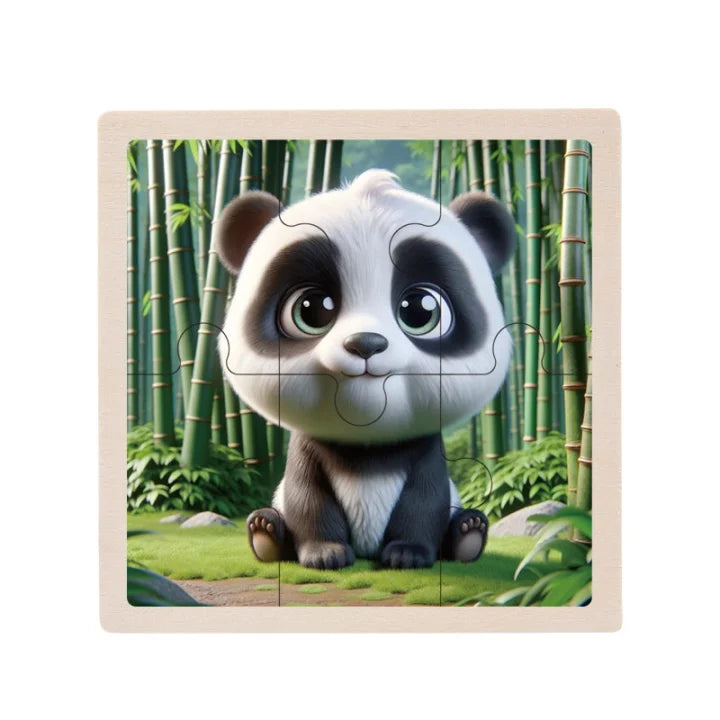 Puzzle en bois animaux