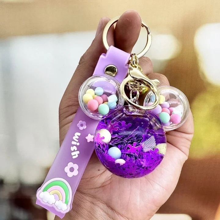 Porte-clés / Bijoux de  sac en acrylique - Style Mickey