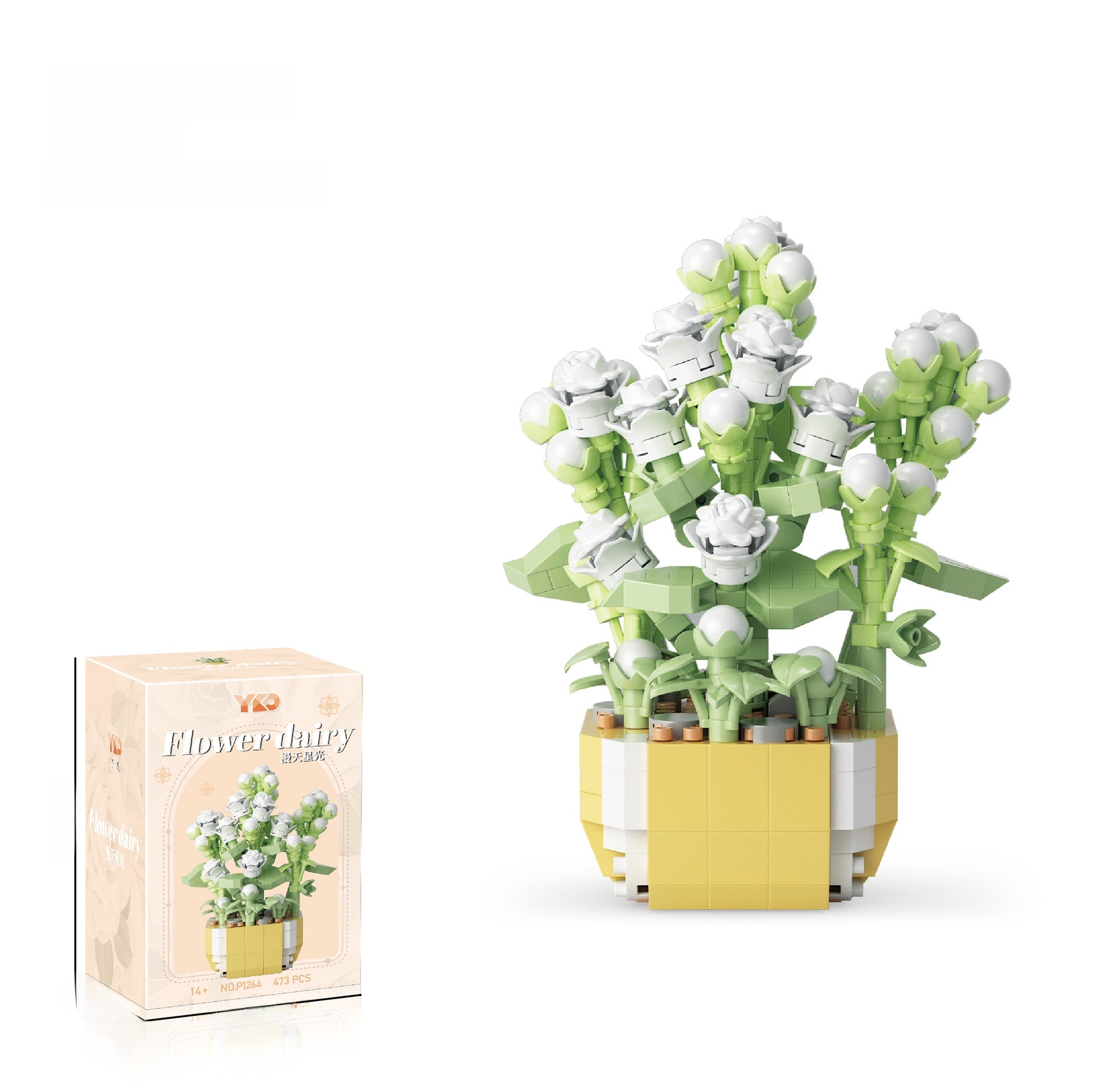 Fleurs en MINI briques à construire soi-même P1264