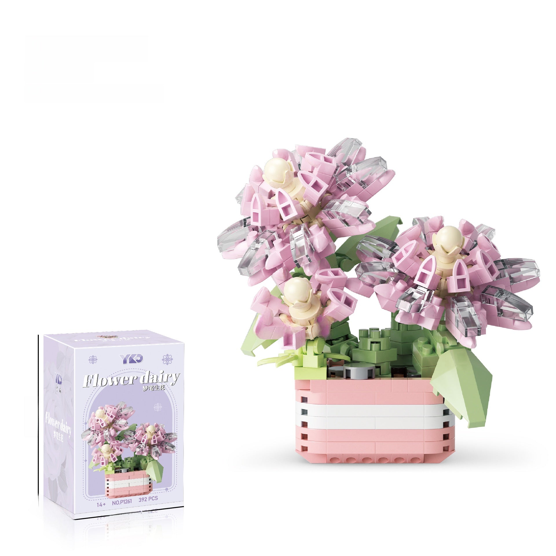 Fleurs en MINI briques à construire soi-même P1261