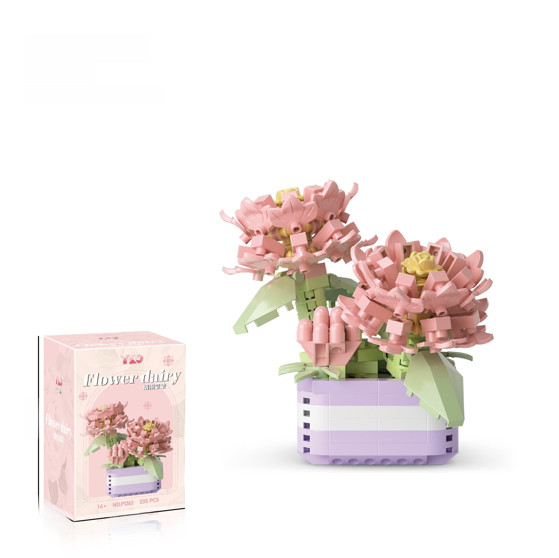 Fleurs en MINI briques à construire soi-même P1263