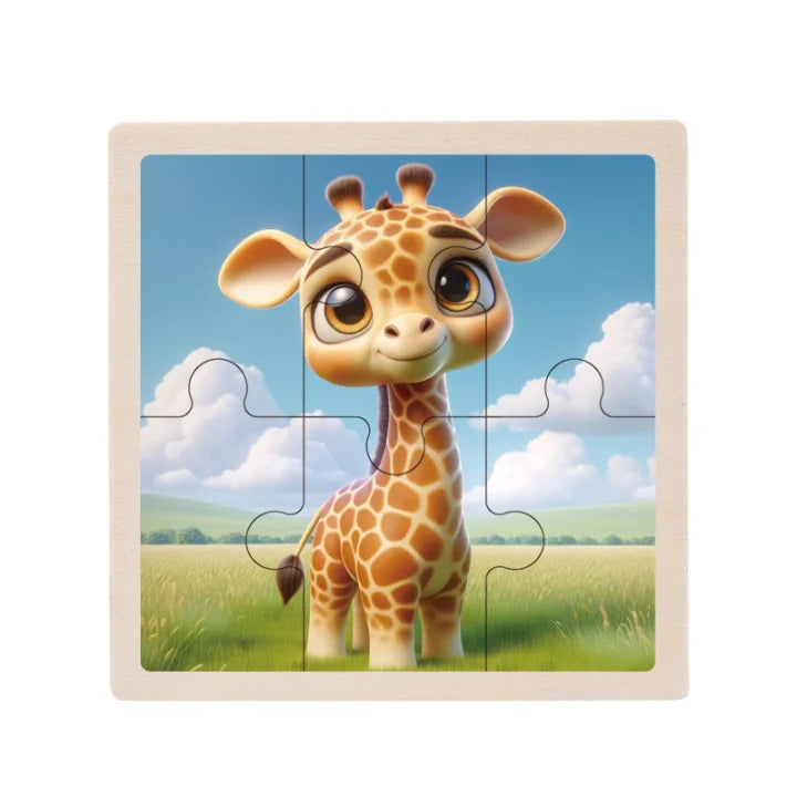 Puzzle en bois animaux